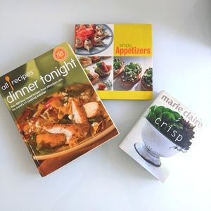 Set of 3 cookbooks